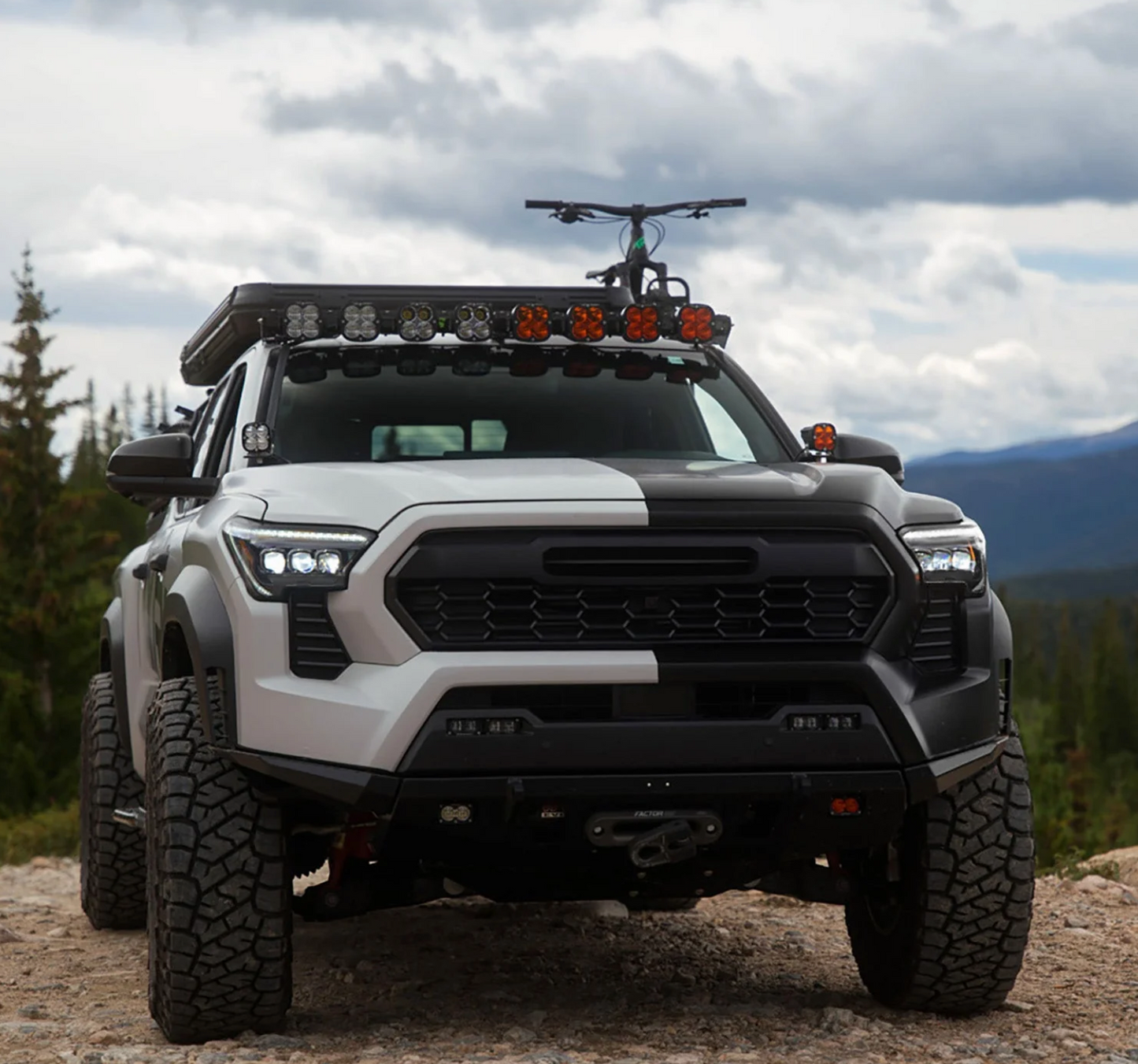 AlphaRex 2024-2025 Toyota Tacoma / 2025-up 4Runner NOVA-Series LED Projector Headlights Alpha-Black