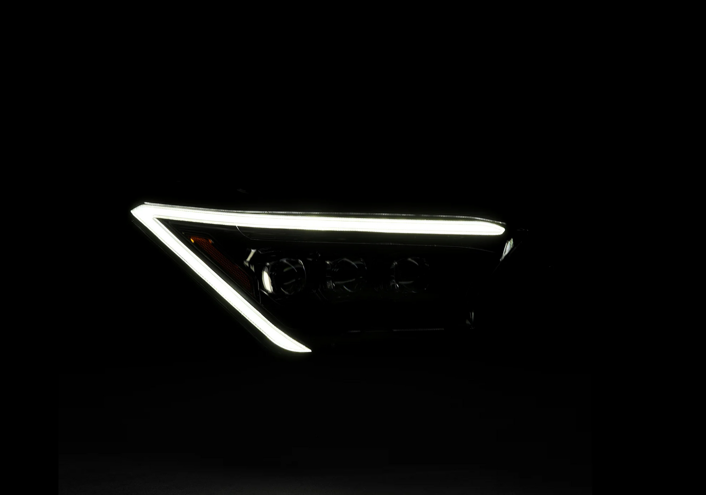 AlphaRex 2024-2025 Toyota Tacoma / 2025-up 4Runner NOVA-Series LED Projector Headlights Alpha-Black