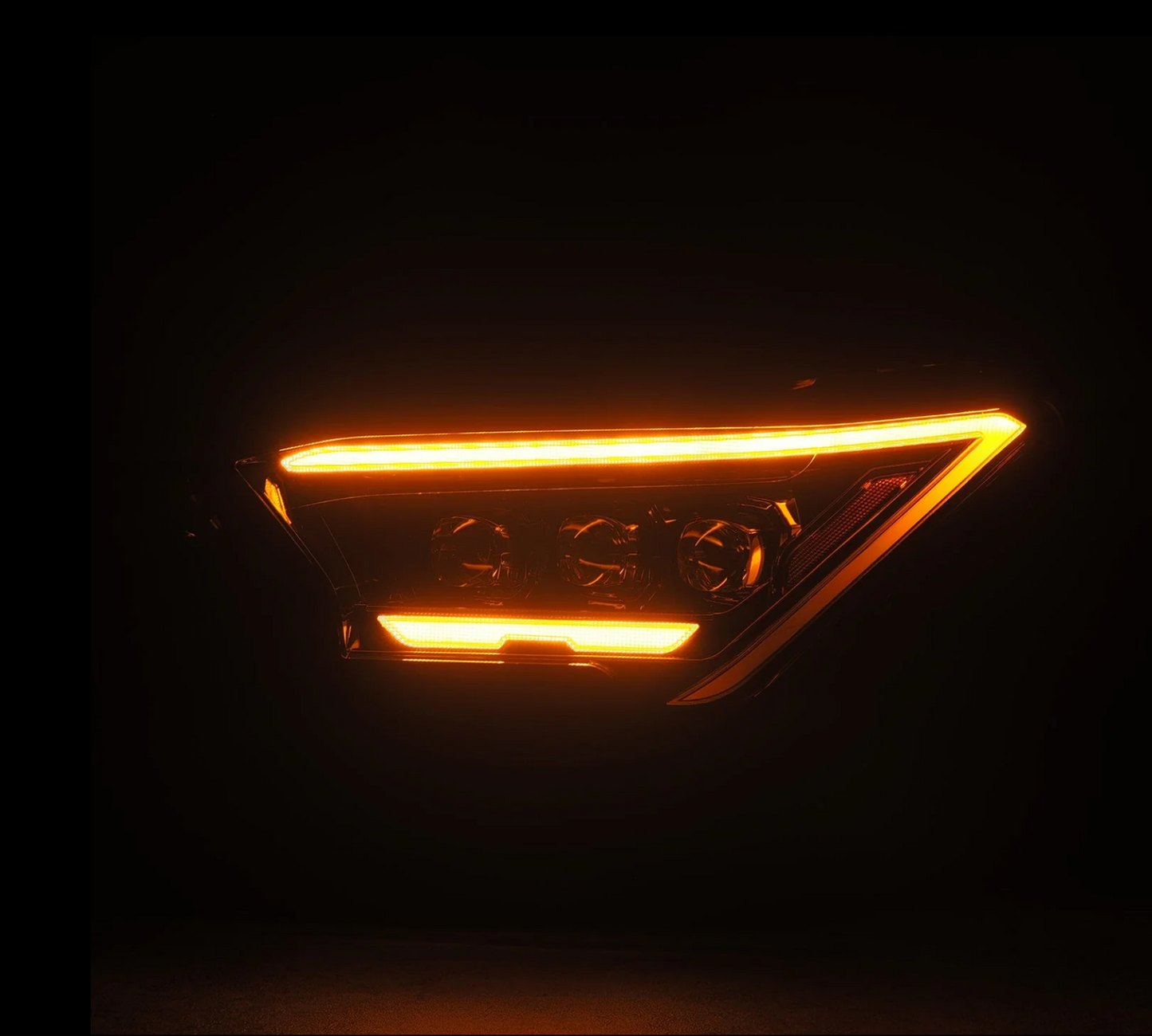 AlphaRex 2024-2025 Toyota Tacoma / 2025-up 4Runner NOVA-Series LED Projector Headlights Alpha-Black