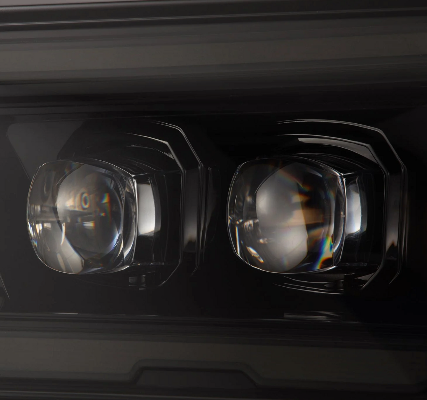 AlphaRex 2024-2025 Toyota Tacoma / 2025-up 4Runner NOVA-Series LED Projector Headlights Alpha-Black