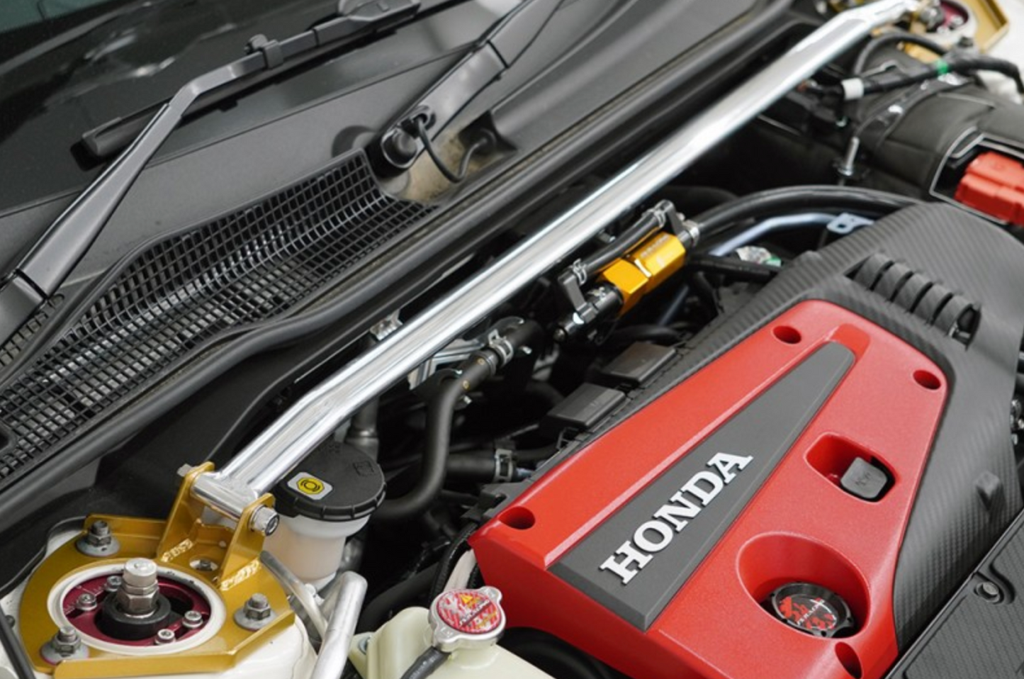 J's Racing Front Upper Strut Bar 2023-2026 Honda Civic Type R (FL5)