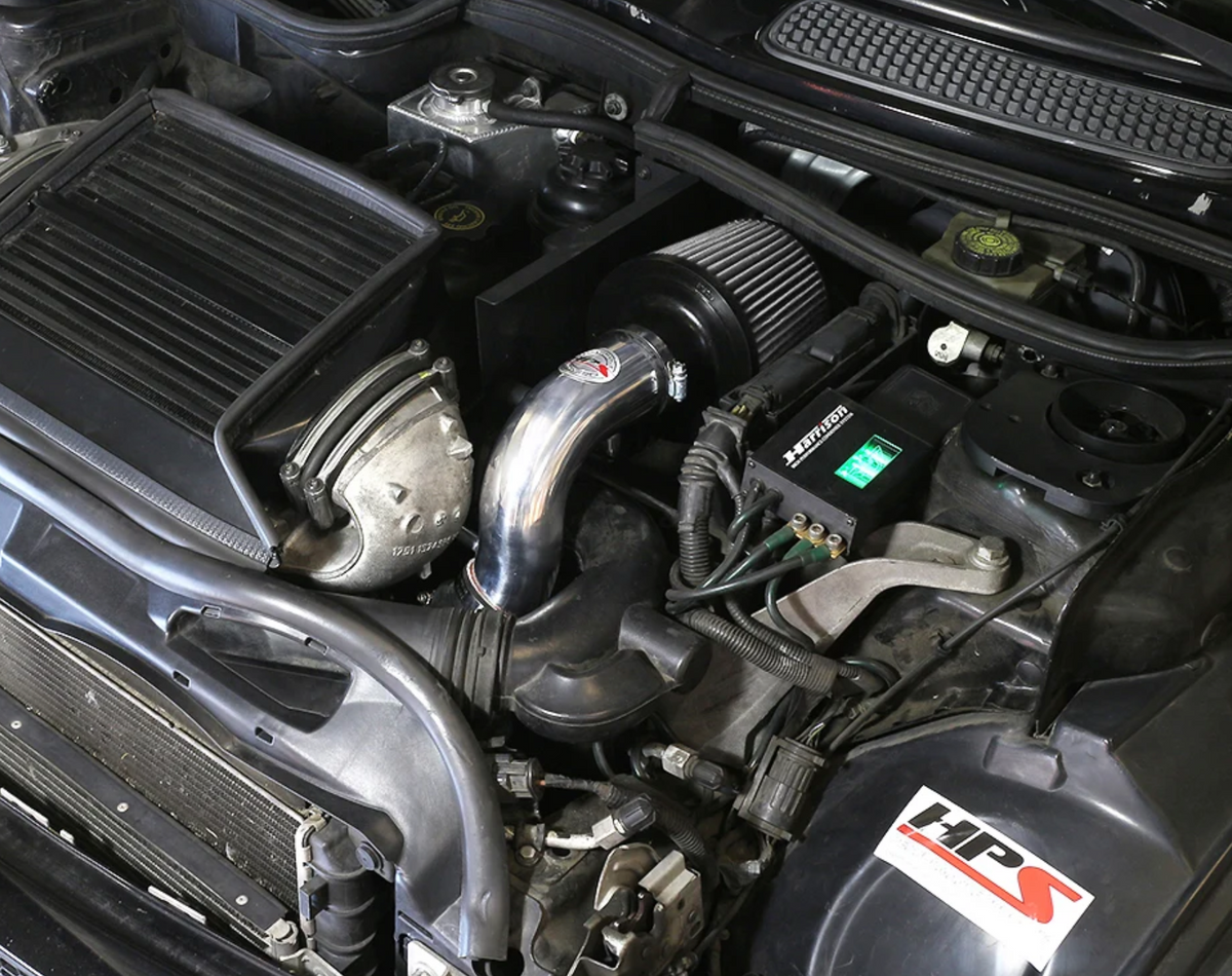 HPS Shortram Air Intake Kit 2002-2005 Mini Cooper S 1.6L Supercharged, Includes Heat Shield, 827-544