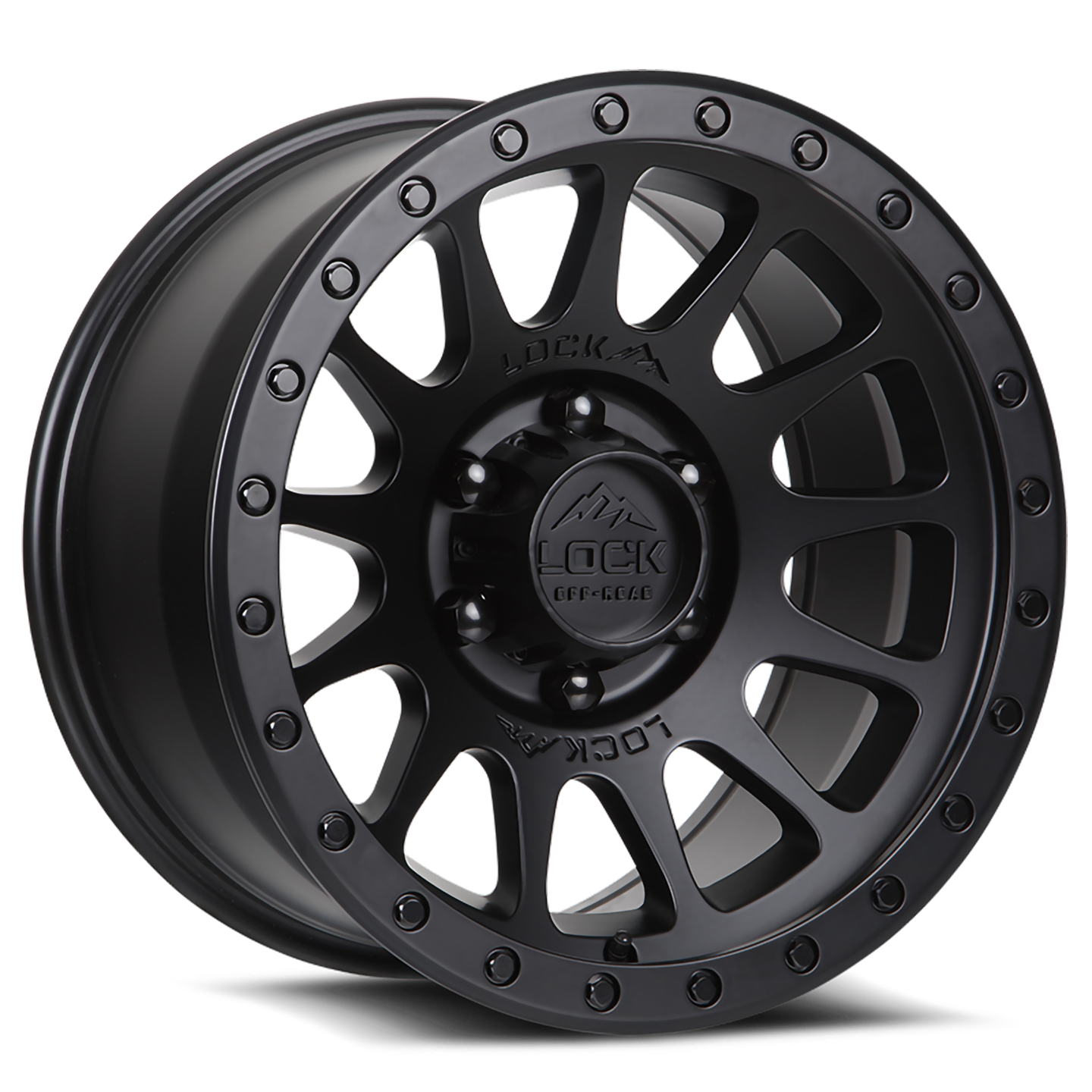 17x9.0 Lock Off-Road Yosemite Matte Black w/ Matte Black Ring
