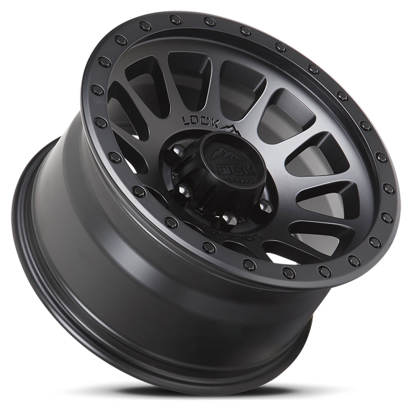 17x9.0 Lock Off-Road Yosemite Matte Black w/ Matte Black Ring