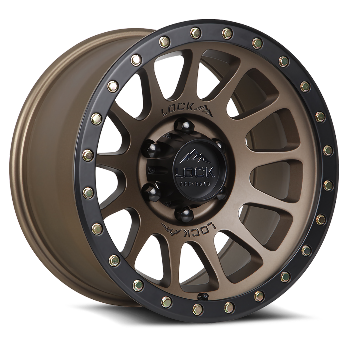 17x9.0 Lock Off-Road Yosemite Matte Desert Bronze w/ Matte Black Ring