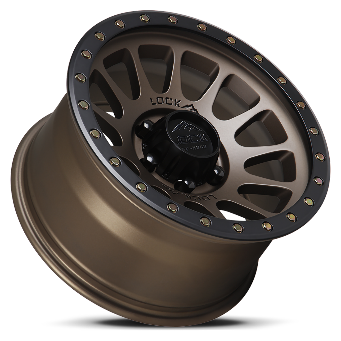 17x9.0 Lock Off-Road Yosemite Matte Desert Bronze w/ Matte Black Ring