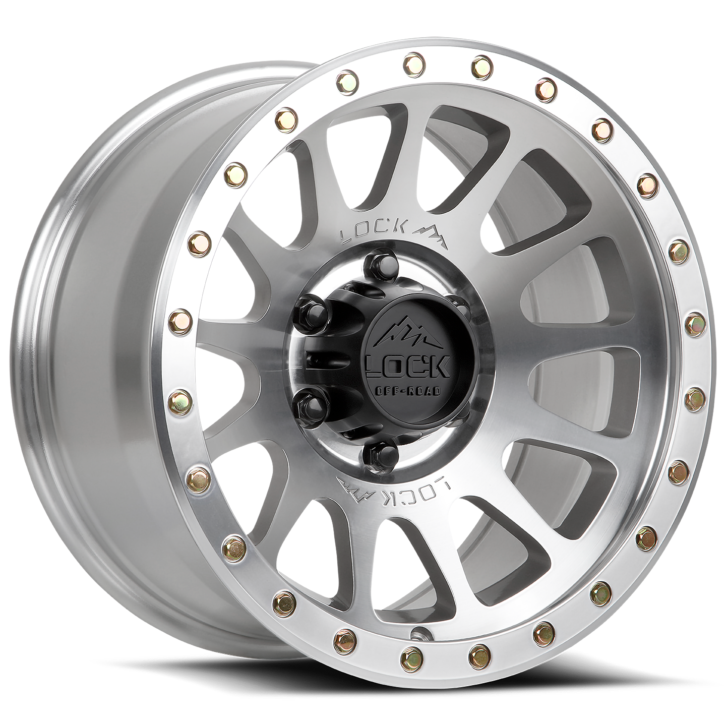 17x9.0 Lock Off-Road Yosemite Machine w/ Clear Coat