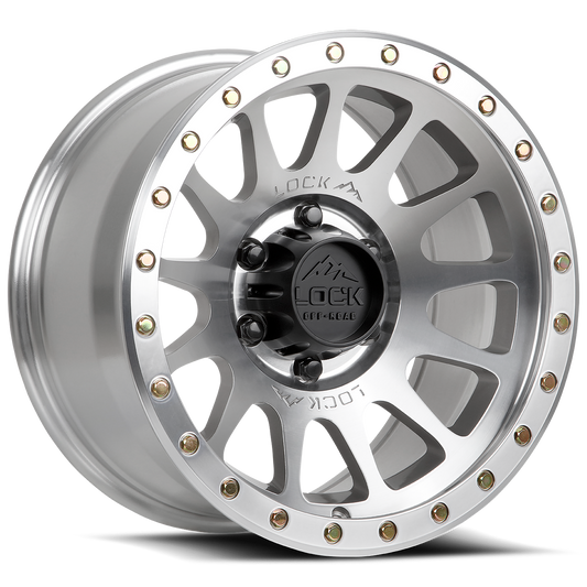 17x9.0 Lock Off-Road Yosemite Machine w/ Clear Coat