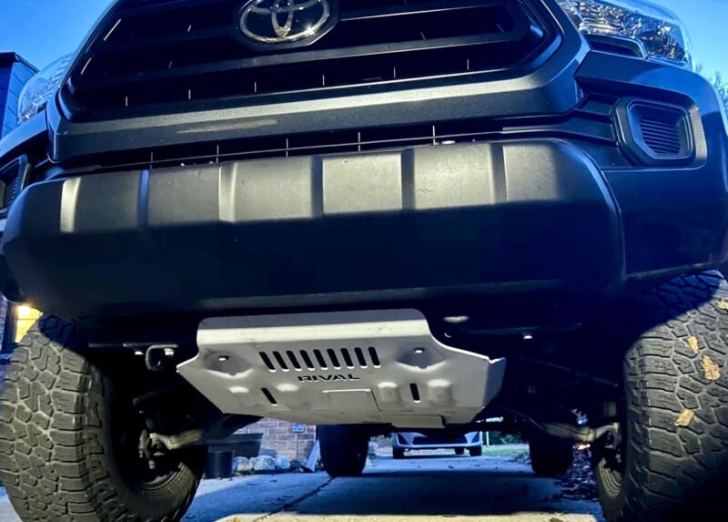 RIVAL Aluminum Engine Skid Plate 2005-2023 Toyota Tacoma 3Gen 4WD including KDSS
