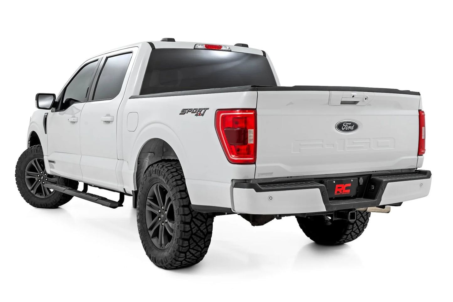 Rough Country TR2 Running Boards 2015-2026 Ford F-150/F-250/F-350 2WD/4WD