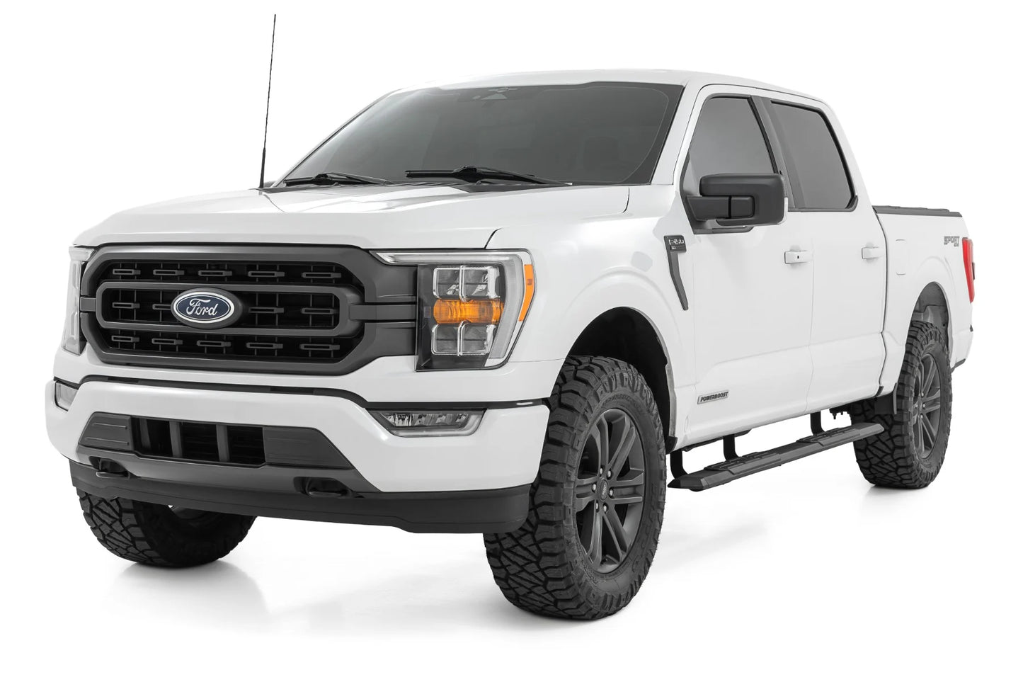 Rough Country TR2 Running Boards 2015-2026 Ford F-150/F-250/F-350 2WD/4WD