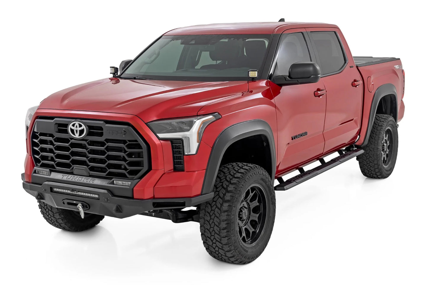 Rough Country TR2 Running Boards 2022-2026 Toyota Tundra CrewMax 2WD/4WD