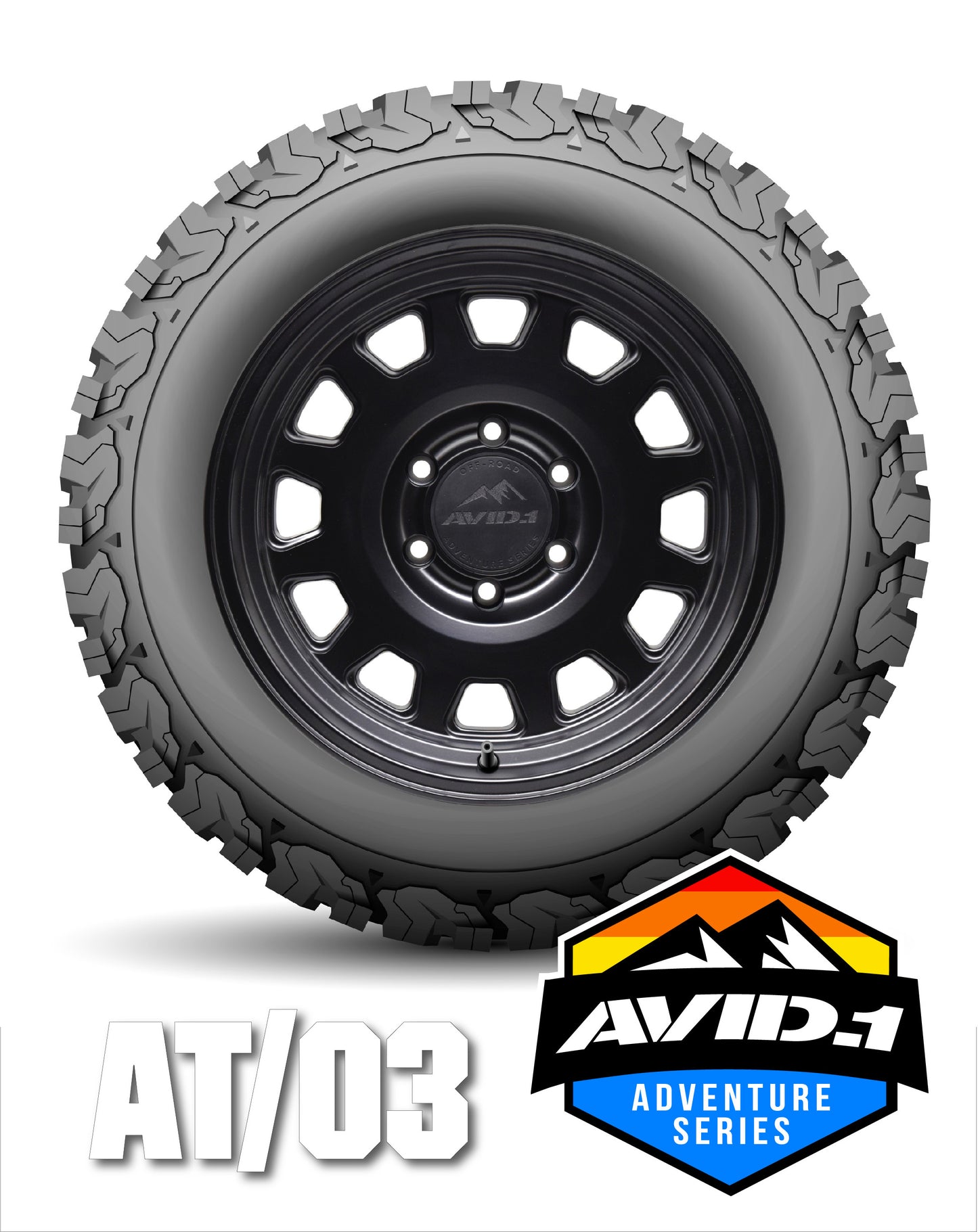 17" AVID.1 Off Road AT03 Matte Black