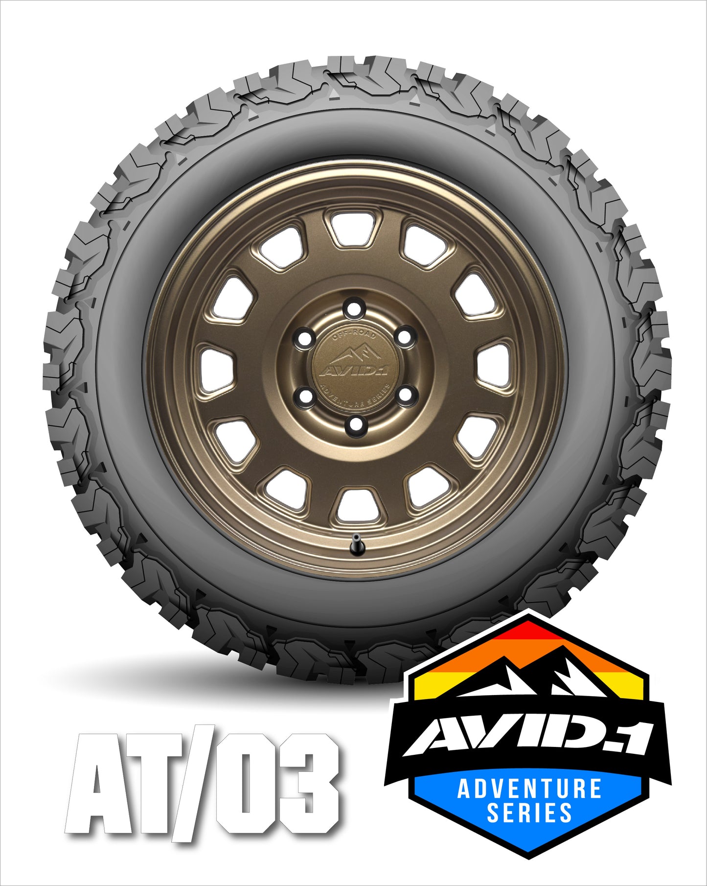 17" AVID.1 Off Road AT03 Matte Bronze