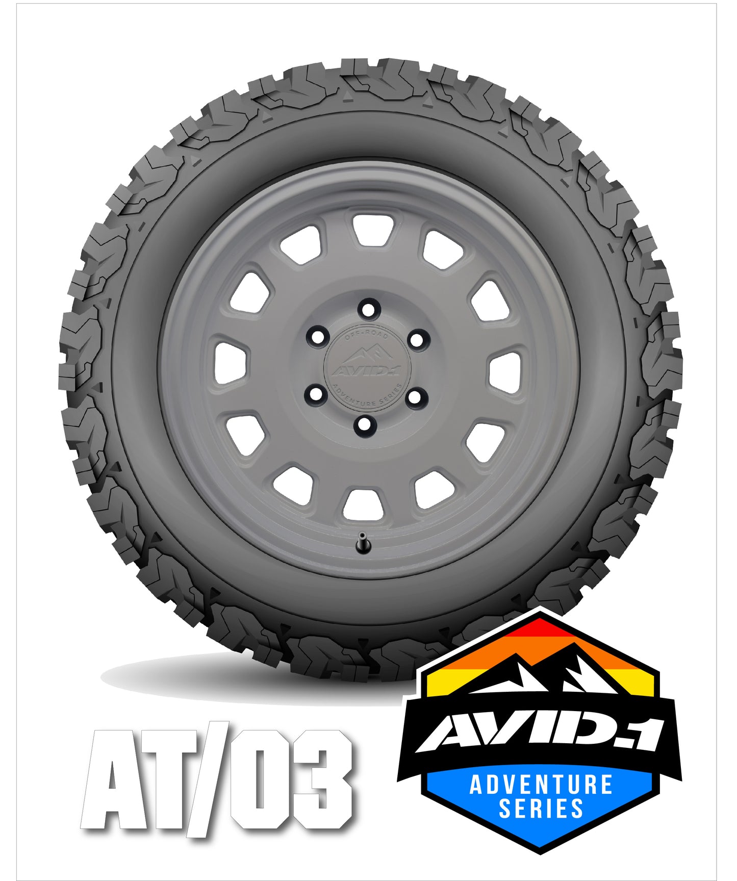 17" AVID.1 Off Road AT03 Nardo Grey