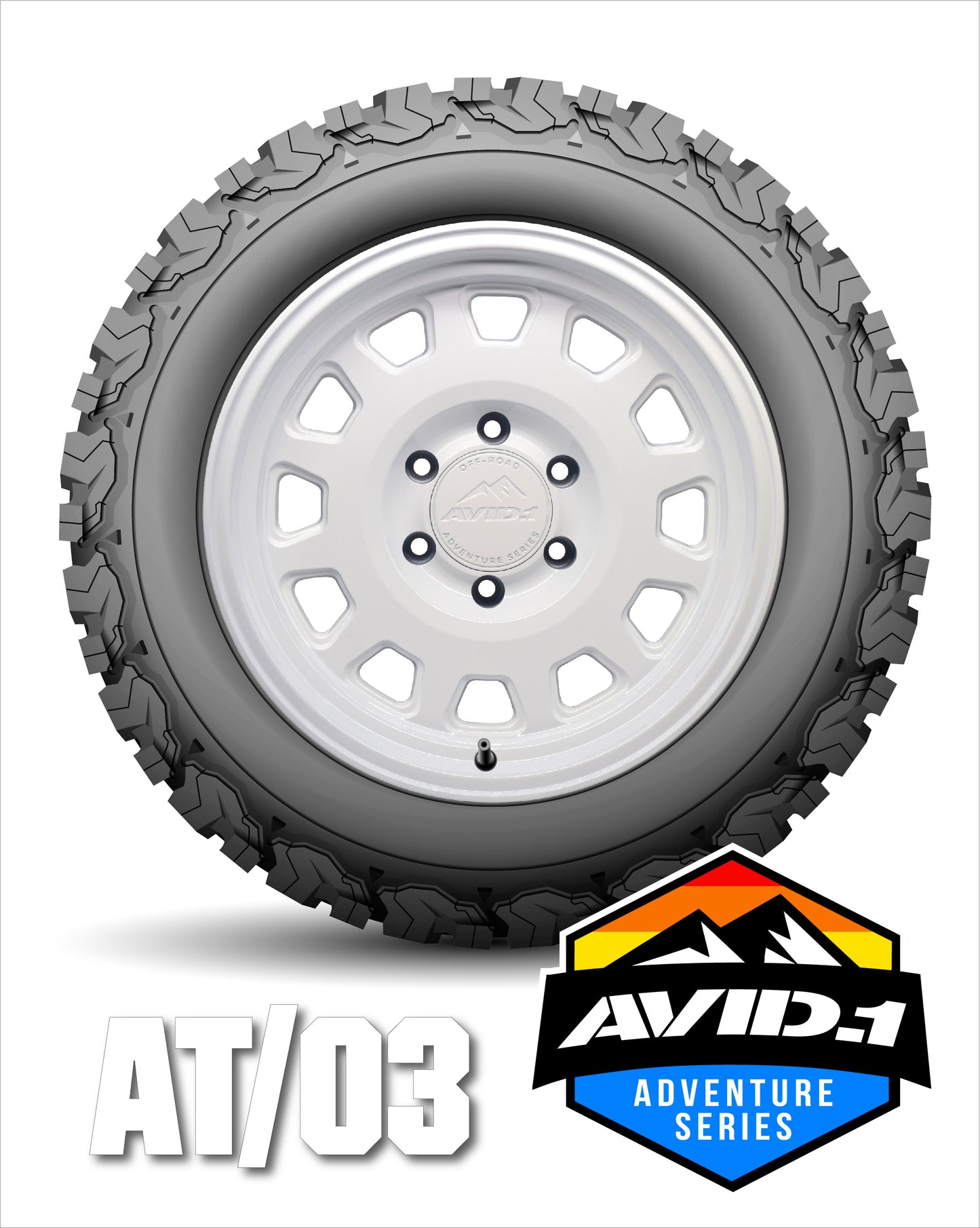 17" AVID.1 Off Road AT03 Gloss White
