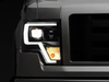 Raxiom Projector Headlights w/ LED Accent 2009–2014 Ford F-150