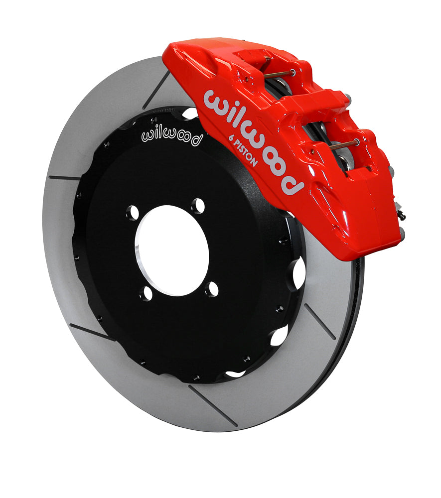 Wilwood Dynapro 6 Front Hat Kit 12.88" Red 2016-2020 Mazda MX5 Miata w/ Lines