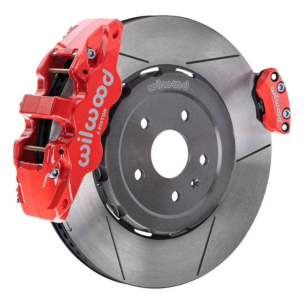 Wilwood Aero4 Big Brake Kits Rear 2020-2023 Chevy Corvette C8 (GT Slotted 15.00" Rotor)