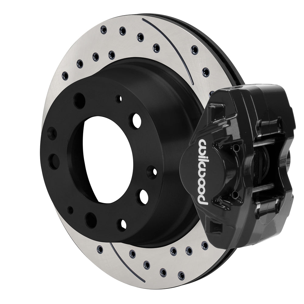 Wilwood D31 OE Replacement Rear Brake Kits 1984-1989 Porsche 911 Base Model 3.00 MT (SRP Drilled/Slotted 11.42" Rotor)
