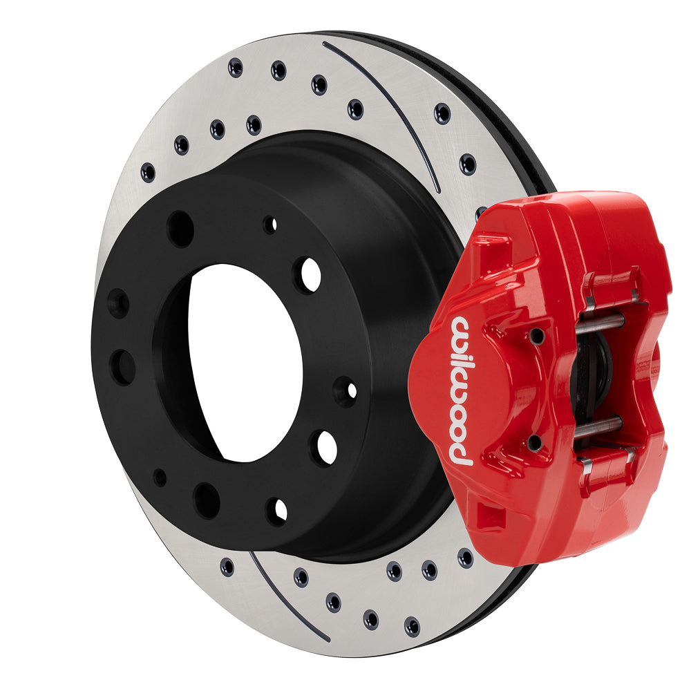 Wilwood D31 OE Replacement Rear Brake Kits 1984-1989 Porsche 911 Base Model 3.00 MT (SRP Drilled/Slotted 11.42" Rotor)