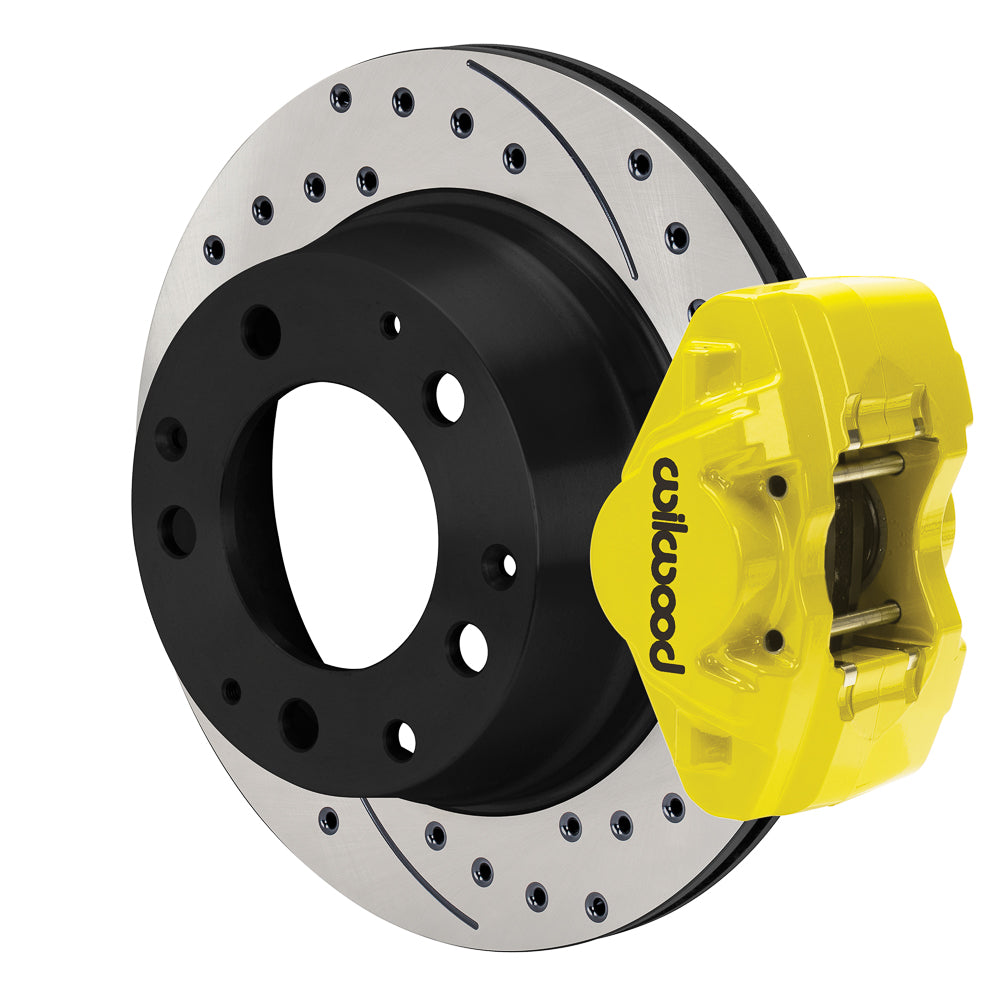 Wilwood D31 OE Replacement Rear Brake Kits 1984-1989 Porsche 911 Base Model 3.00 MT (SRP Drilled/Slotted 11.42" Rotor)