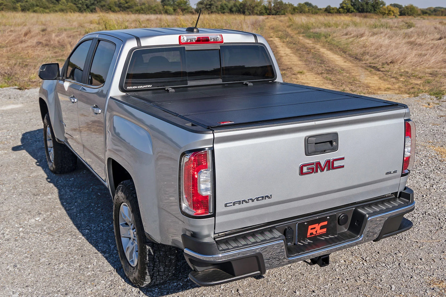 Rough Country Hard Tri-Fold Flip Up Bed Cover 2015-2026 Chevy/GMC Canyon/Colorado