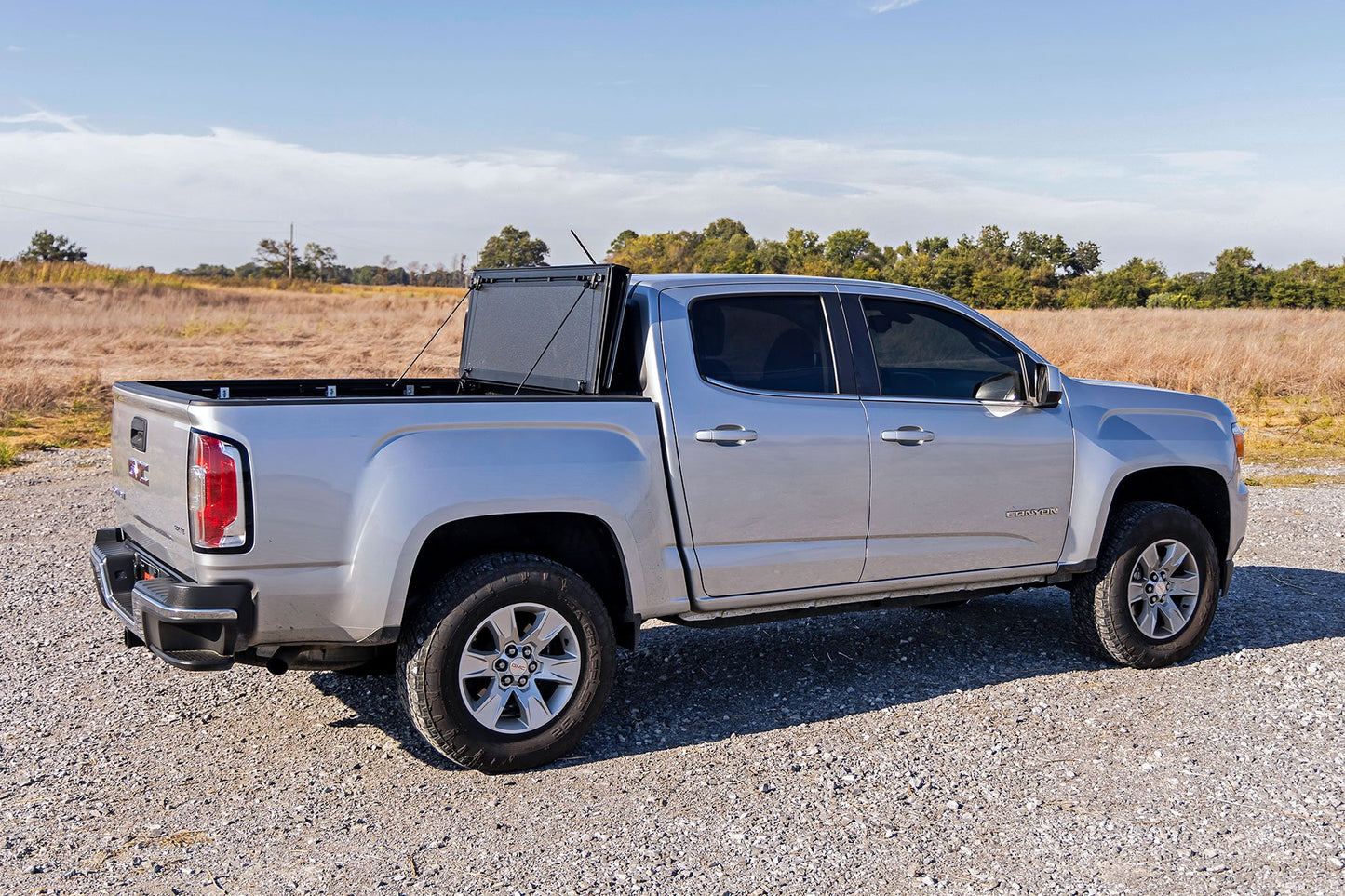 Rough Country Hard Tri-Fold Flip Up Bed Cover 2015-2026 Chevy/GMC Canyon/Colorado