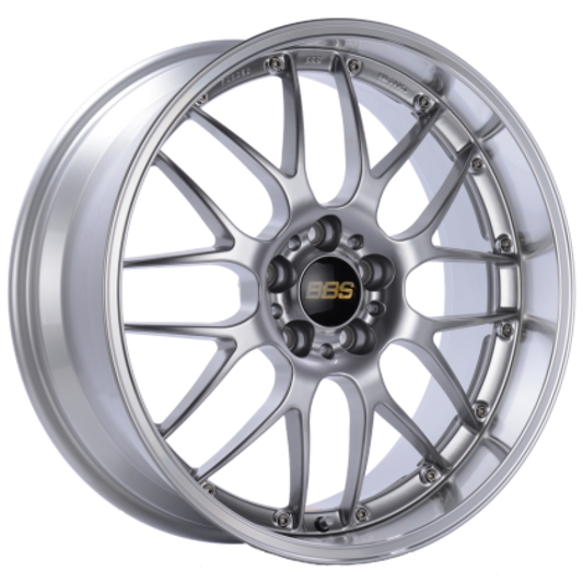 20x10 BBS RS-GT Diamond Silver Center / Diamond Cut Lip