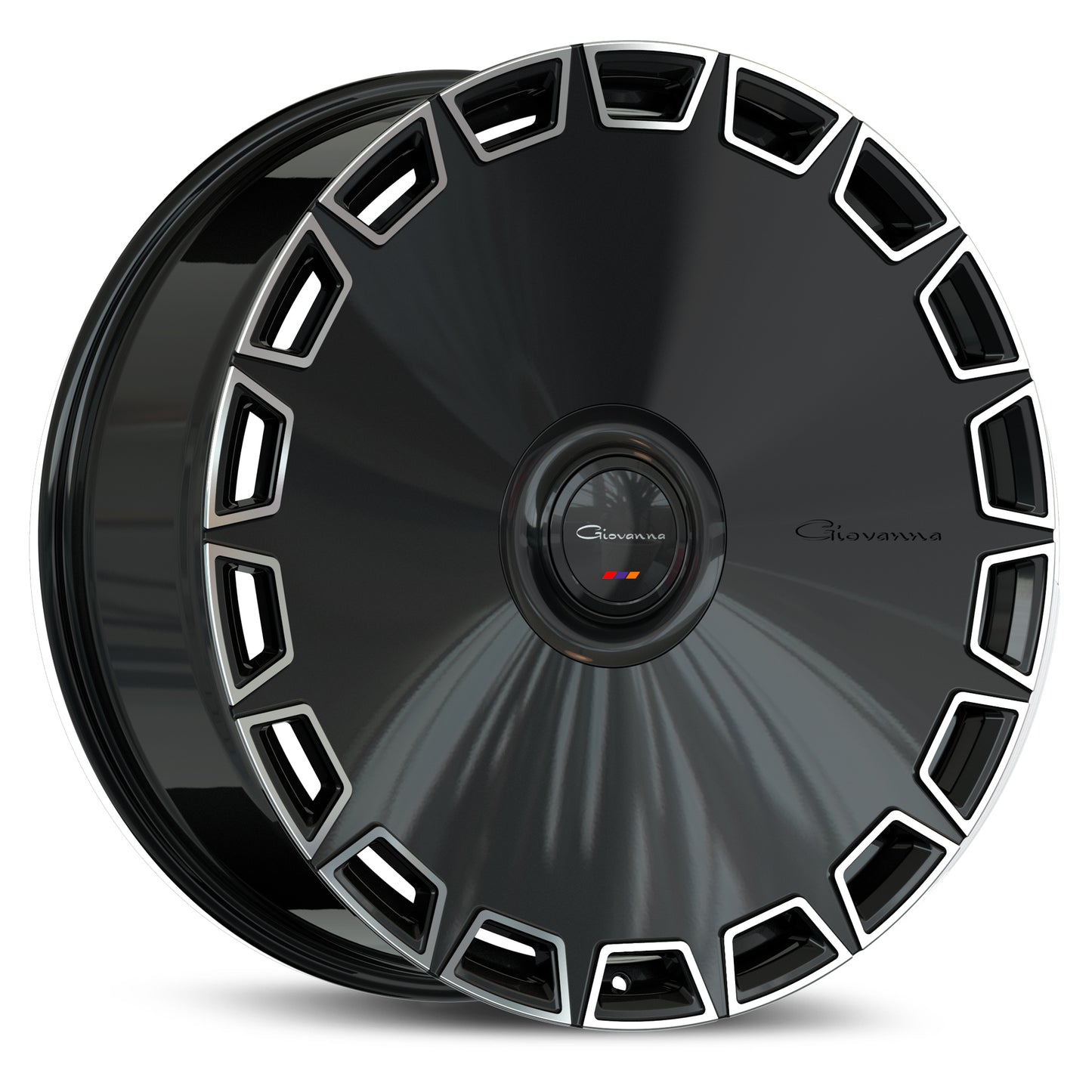 24x10.5 Giovanna Dicotto Gloss Black w/Machined Face