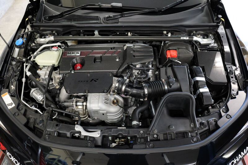 HKS Dry Carbon Fiber Engine Cover 2017-2025 Honda Civic Type R (FL5/FK8)