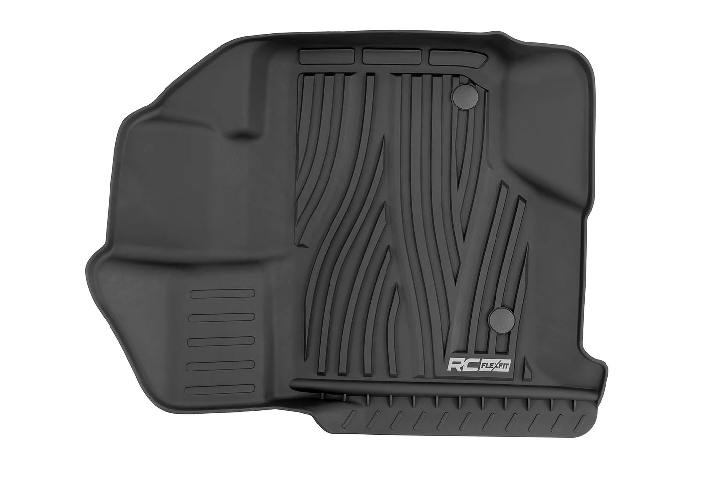 Rough Country Flex-Fit Floor Mats 2015-2025 Ford F-150 / 2022-2025 F-150 Lightning / 2017-2025 Raptor