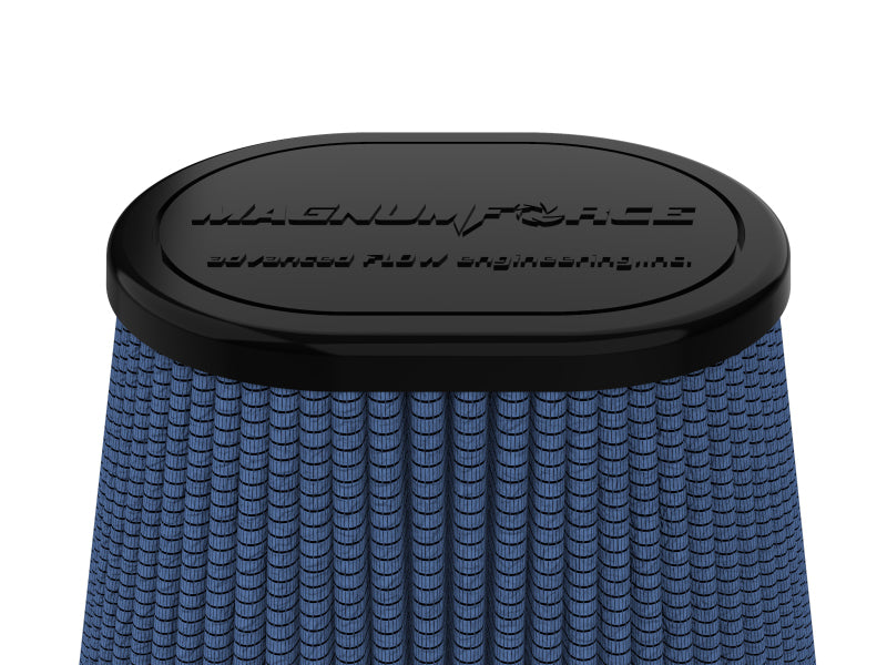 aFe MagnumFORCE Intake Replace Air Filter w/Pro5R Med 4" F x 7.75x6.5" B x 4.75x3.5" T x 7" H