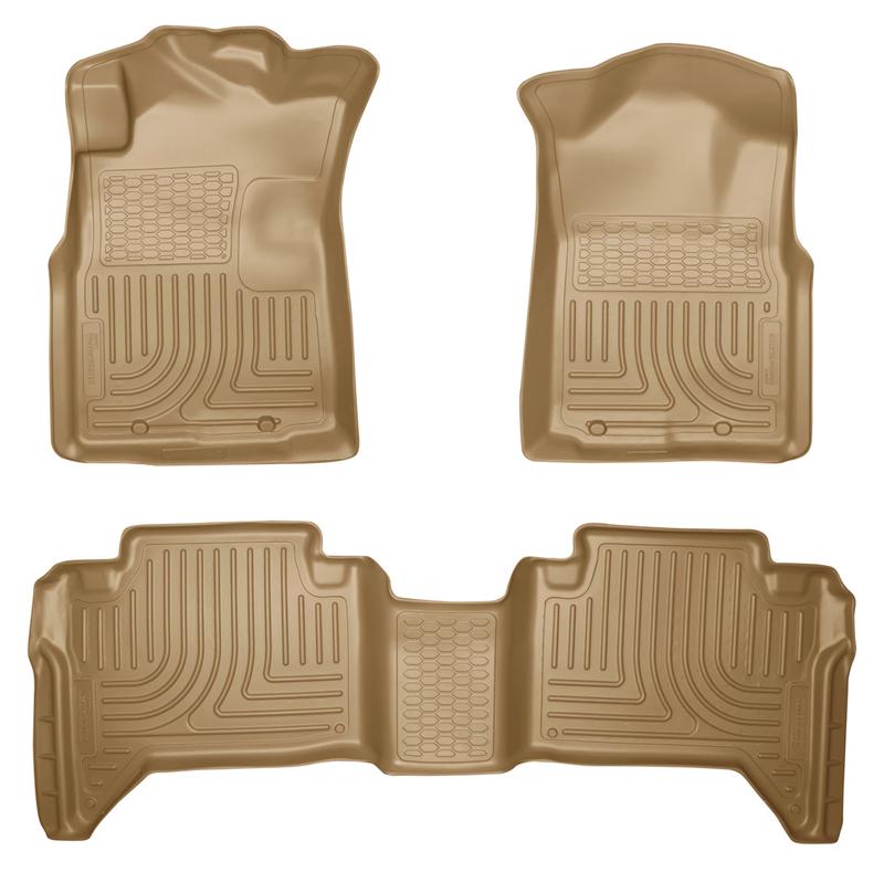 Husky Liners WeatherBeater Floor Liners 2005-2014 Toyota Tacoma Double Cab (Front & Rear)