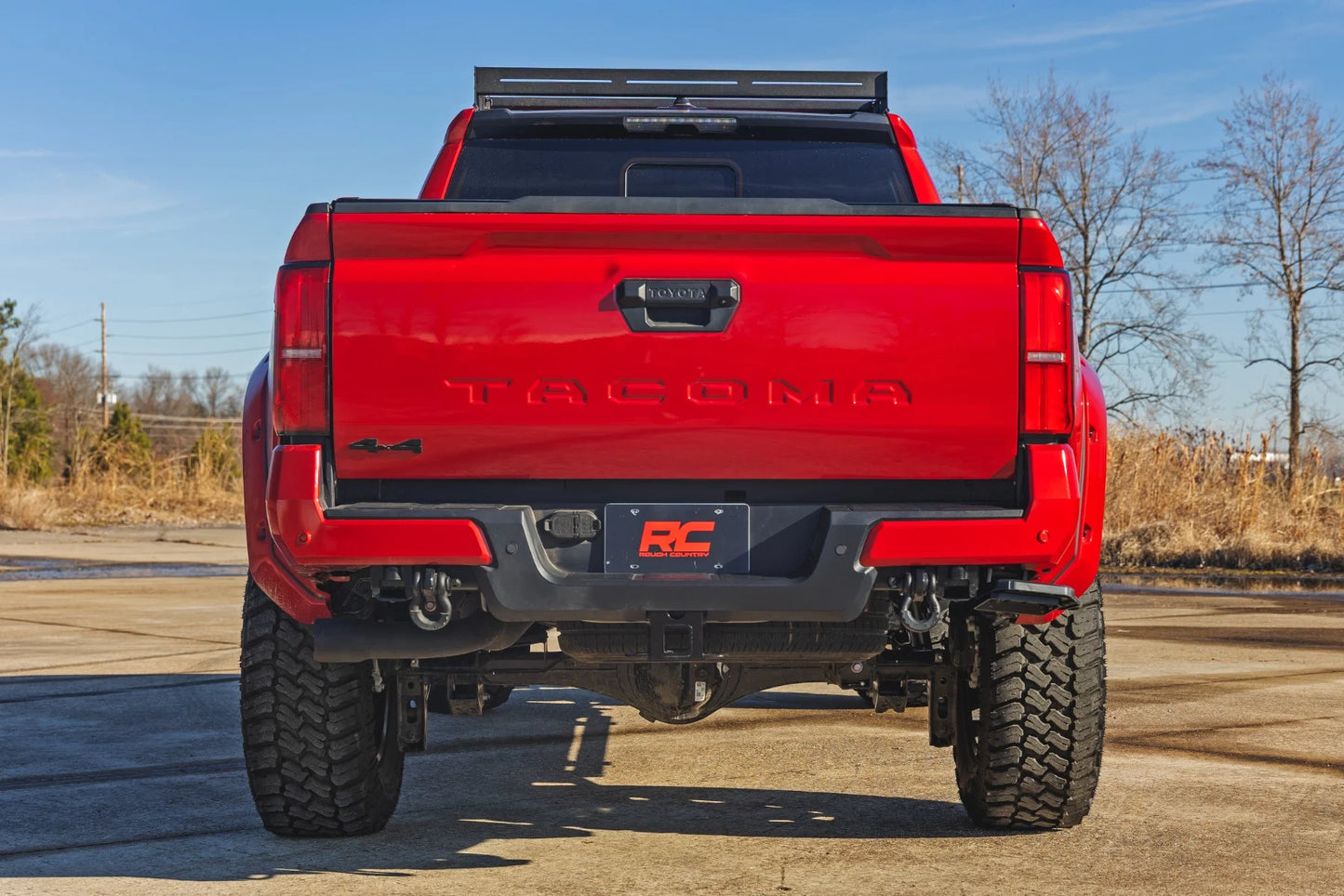Rough Country Retractable Bed Step Manual Pull 2024-2025 Toyota Tacoma 2WD/4WD
