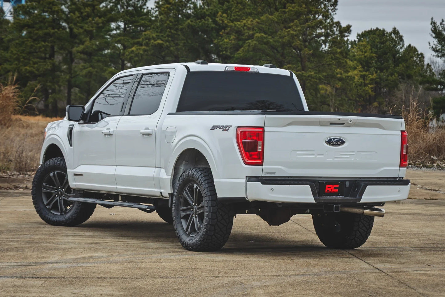 Rough Country TR2 Running Boards 2015-2026 Ford F-150/F-250/F-350 2WD/4WD