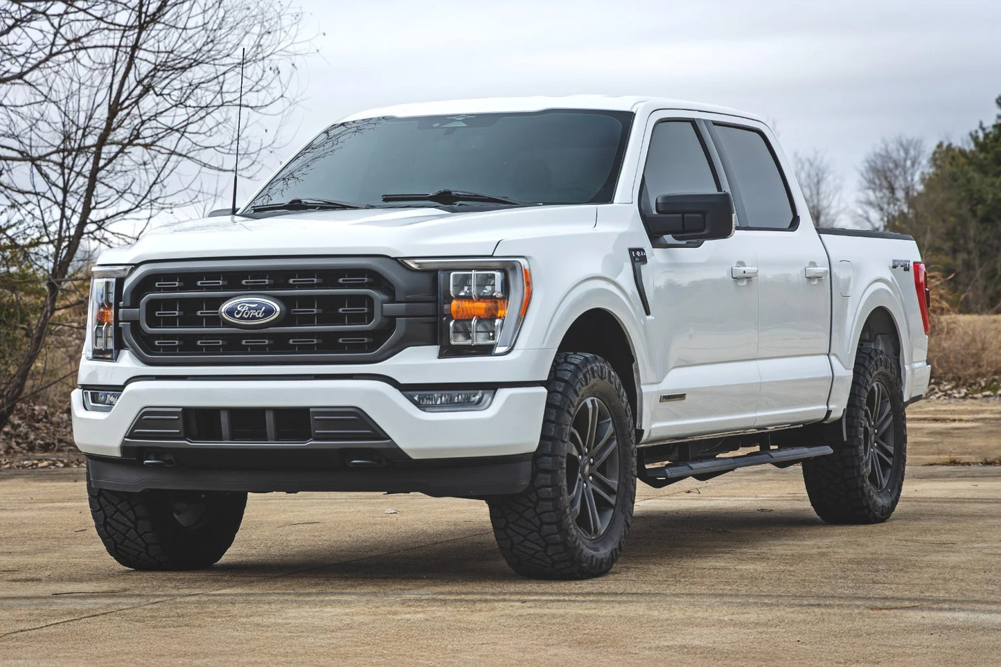 Rough Country TR2 Running Boards 2015-2026 Ford F-150/F-250/F-350 2WD/4WD