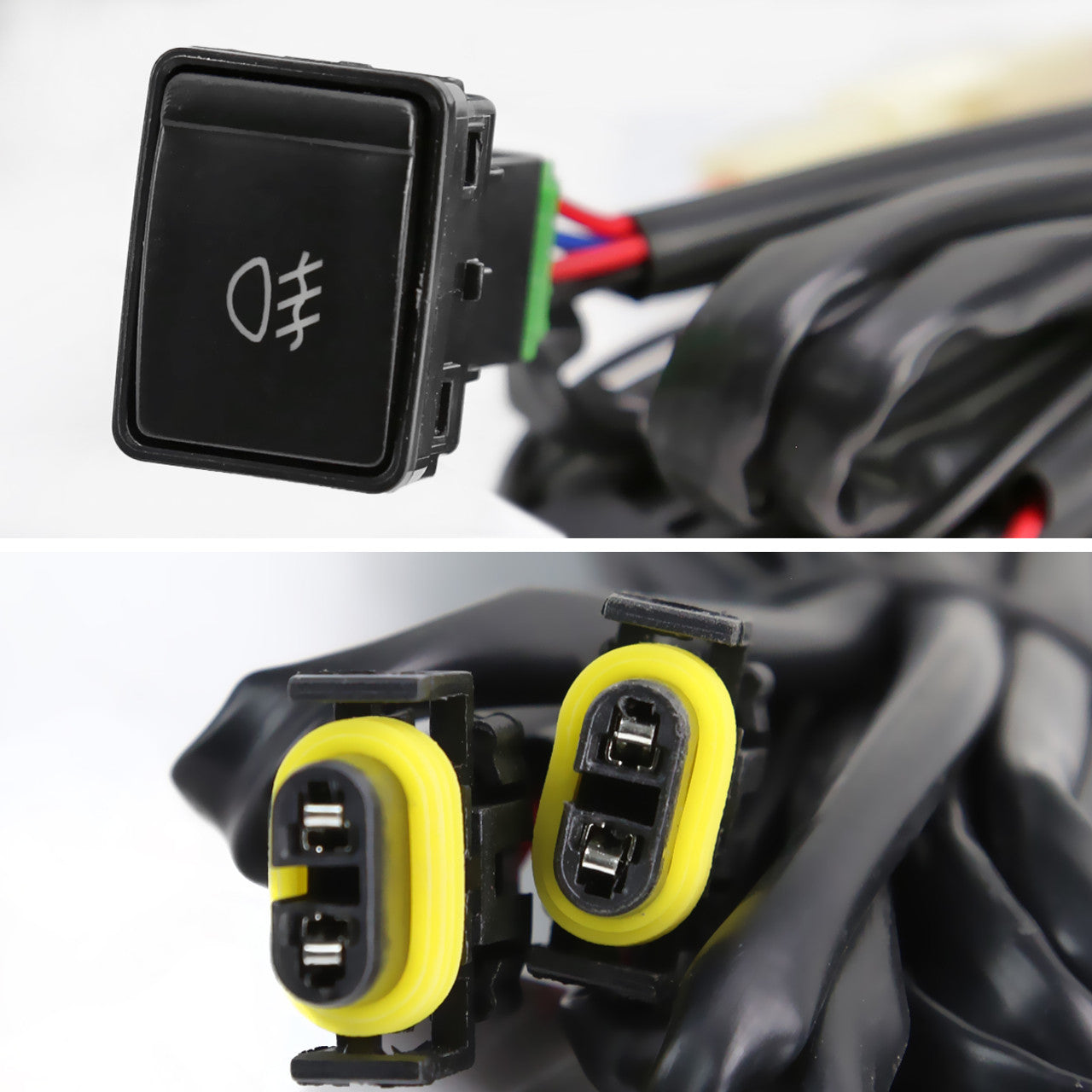 2019-2021 Nissan Murano LED Fog Lights Kit (Chrome Housing/Clear Lens)