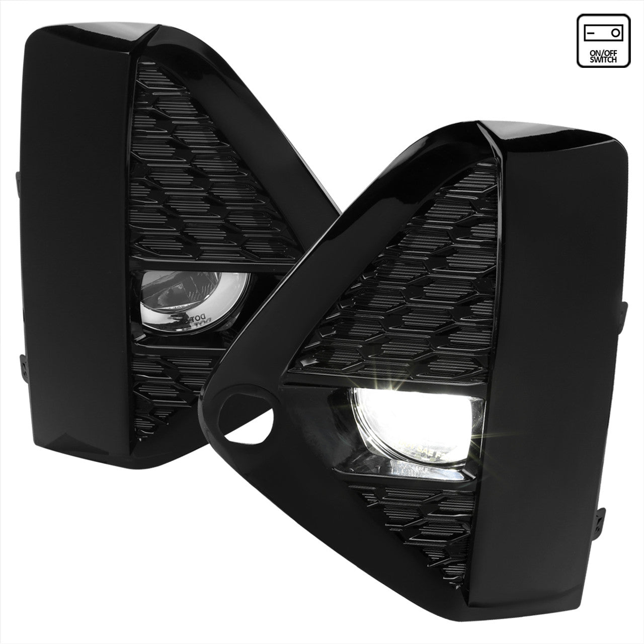 2019-2021 Nissan Murano LED Fog Lights Kit (Chrome Housing/Clear Lens)