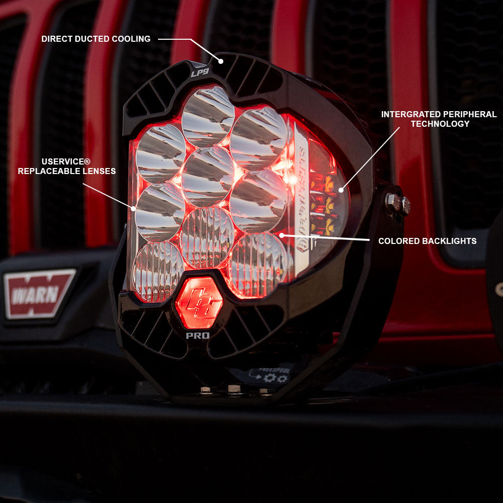 Baja Designs LP9 Pro LED Auxiliary Light Pod Universal