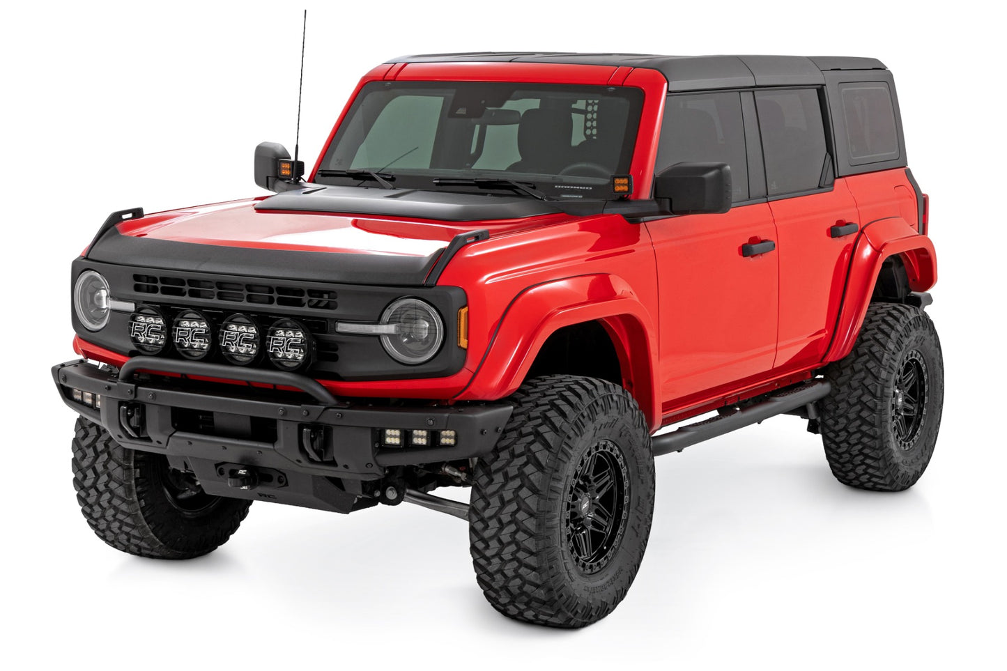 Rough Country Nerf Steps 3" Tube 2021-2026 Ford Bronco 4 Door 4WD