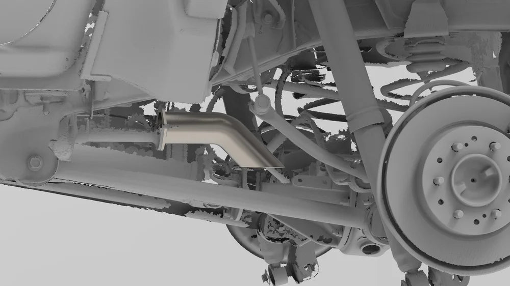 2023-Current Toyota Sequoia Titanium Axle Dump Exhaust Tip