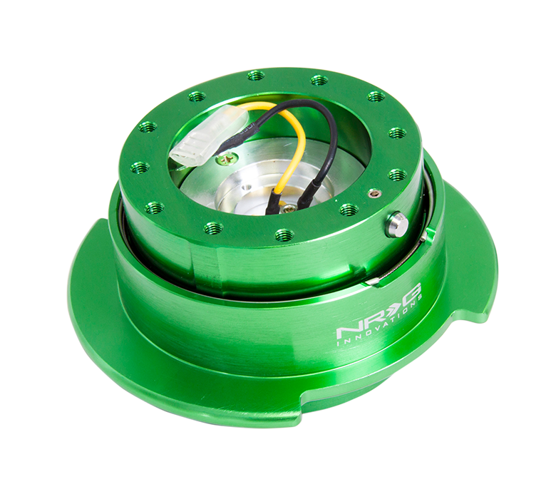 NRG Gen 2.5 Green/Green Ring Steering Wheel Quick Release