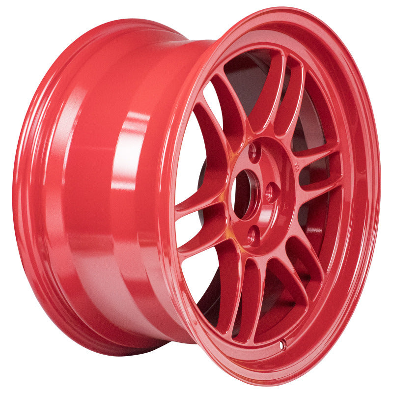 17x9.0 Enkei RPF1, 5x114.3 35mm Offset 73mm Bore Competition Red Wheel