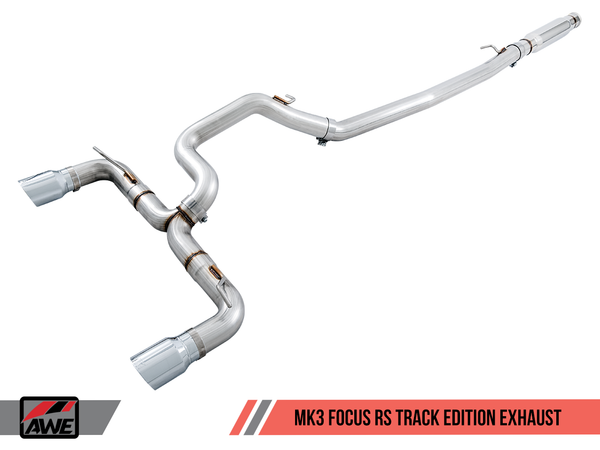 AWE Tuning Track Edition Cat-back Exhaust 2016-2017 Ford Focus RS (Mk3)