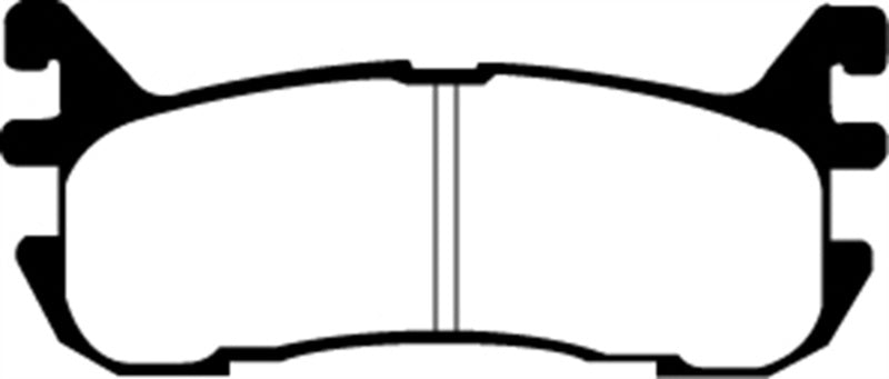 EBC Greenstuff Rear Brake Pads 1997-2003 Ford Escort / 1994-2005 Mazda Miata / 1995-1998 Protege