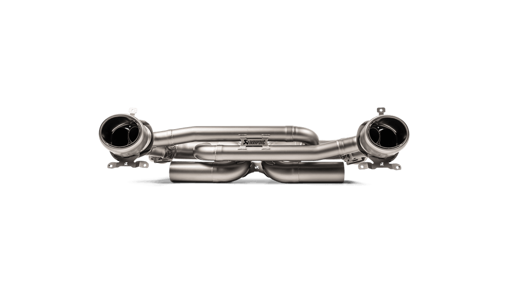 Akrapovič Titanium Slip-On Race Line Exhaust System 2019+ Porsche 911 Carrera /S/4/4S (992 w/Sport Exhaust)