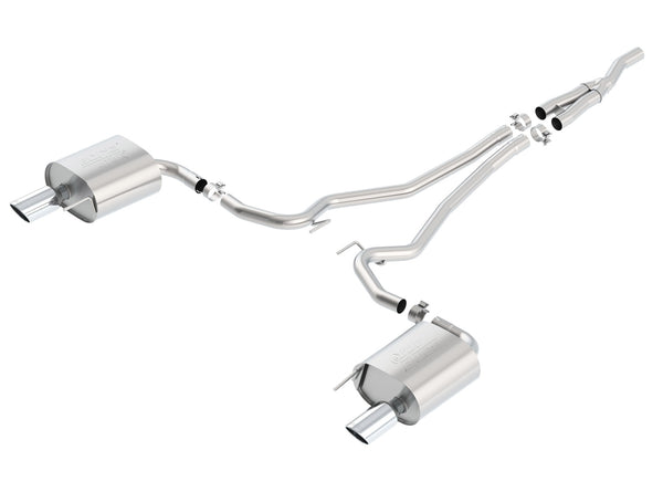 Borla Atak Cat-Back Exhaust System 2015-2022 Ford Mustang 2.3L 4 Cyl. EcoBoost and 3.7L V6, AT/MT Transmission RWD