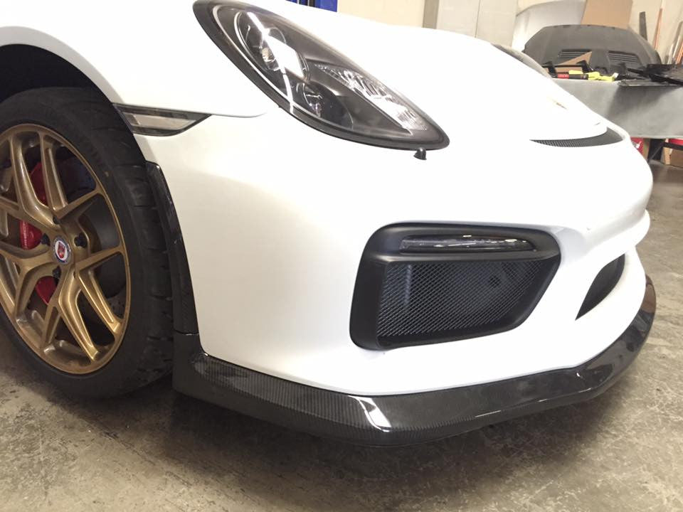 APR Performance Carbon Fiber Front Air Dam 2015-2016 Porsche GT4