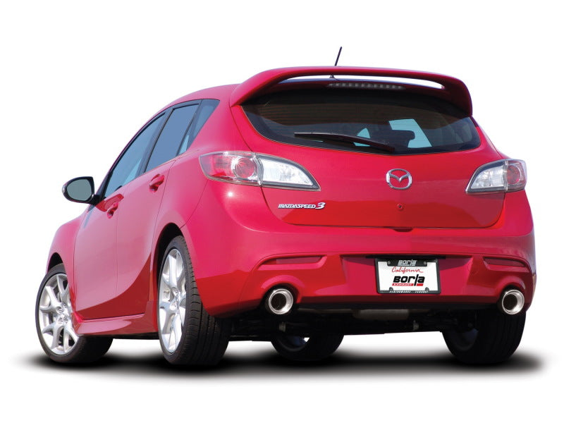 Borla 2010-2013 Mazda 3/Mazdaspeed 3 2.5L/2.3L Turbo FEW MT Hatchback SS Exhaust (rear section only)